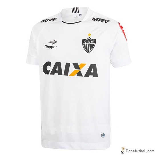 Camiseta Atlético Mineiro Replica Segunda Ropa 2017/18 Blanco